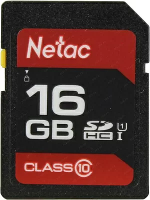 Карта памяти Netac NT02P600STN-016G-R SDHC Memory Card 16Gb UHS-I  U1