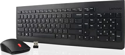 Комплект Lenovo 4X30M39487 Wireless  Keyboard  and Mouse(Кл-раМ/МедUSB+Мышь 3кнOpticalRollUSB)