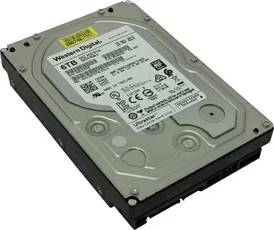 Жёсткий диск HDD 6 Tb SATA 6Gb/s Western Digital Ultrastar DC HC310 HUS726T6TALE6L4  3.5" 7200rpm  256Mb