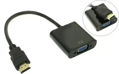 Кабель-адаптер HDMI  --> VGA(15F)