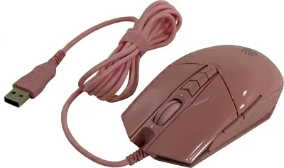 Манипулятор Bloody Gaming Mouse P91S Pink (RTL) USB  8btn+Roll