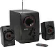 Колонка Ginzzu GM-406 (2x10W +Subwoofer 20W дерево Bluetooth USB SD  FM ПДУ)