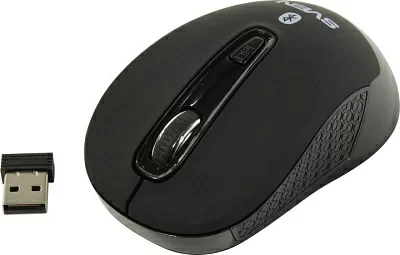 Манипулятор SVEN Wireless Optical Mouse RX-575SW Black (RTL) USB 4btn+Roll