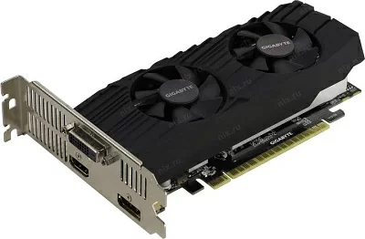 Видеокарта 4Gb PCI-E GDDR5 GIGABYTE GV-N1650OC-4GL (RTL) DVI+HDMI+DP GeForce GTX1650