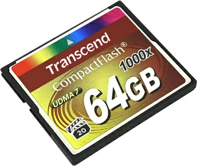 Карта памяти Transcend TS64GCF1000 CompactFlash  Card 64Gb 1000x