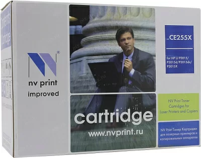 Картридж NV-Print аналог CE255X  для HP  LJ P3015/3015d/3015dn/3015X (повышенной ёмкости)