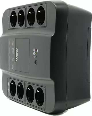 ИБП UPS 850VA PowerCom Spider SPD-850N Euro Black