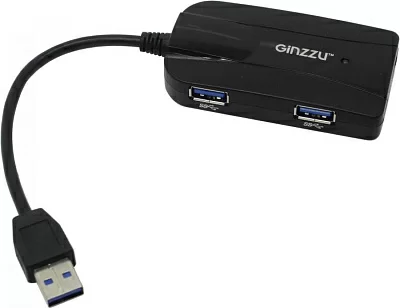 Картридер Ginzzu GR-317UB USB3.0 2xSDXC/microSDXC Card Reader/Writer+3portUSB3.0