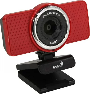 Интернет-камера Genius ECam8000 Red (USB2.0 1920x1080 с  микрофоном) 32200001401