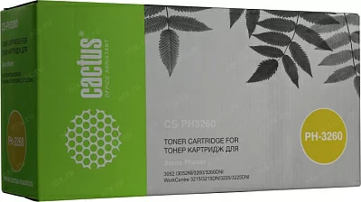 Картридж Cactus CS-PH3260 Black для Xerox Phaser 3052/3052NI/3260/3260NI WC  3215/3215DN/3225/3225DN