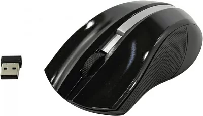 Манипулятор Qumo Wireless Optical Mouse Style M15 (RTL)  USB 3btn+Roll беспроводная