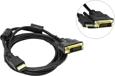 5bites APC-073-020 Кабель HDMI to DVI-D  (19M  -25M)  2м 2  фильтра