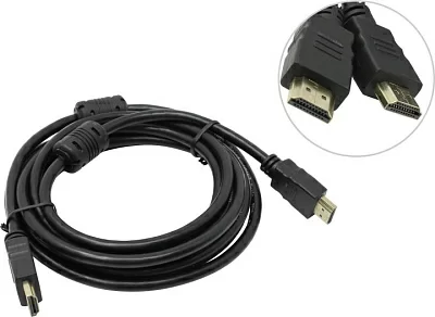 Telecom <TCG200F-3м> Кабель HDMI to HDMI (19M -19M)  ver2.0 3м 2 фильтра