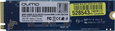 Накопитель SSD 1 Tb M.2 2280 M QUMO Q3DT-1000GPP4-NM2