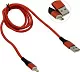 JETACCESS JA-DC29 1м Red Кабель USB 2.0 AM-->съёмный магнитный USB  micro-B 1м