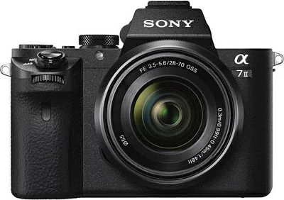 ILCE7M2KB.CEC Фотоаппарат Sony Alpha A7 II черный 24.3Mpix 3" 1080p WiFi FE 28-70мм F3.5-5.6 OSS  NP-FW50