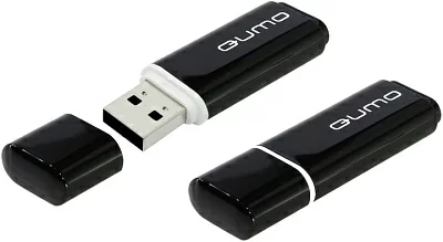 Накопитель Qumo Optiva QM32GUD-OP1-Black USB2.0 Flash Drive 32Gb (RTL)