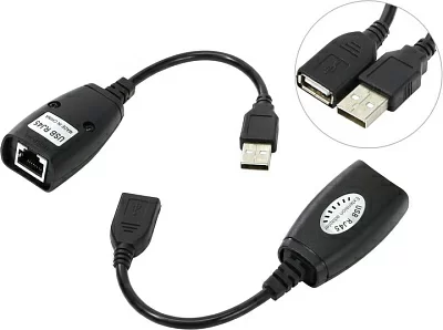 VCOM CU824 Удлинитель USB по витой паре  до 45м