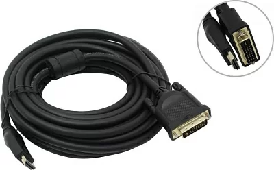 VCOM CG484GD-7.5m Кабель HDMI to DVI-D (19M -25M) 7.5м  2 фильтра