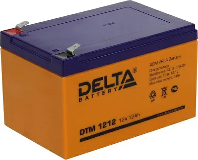 Аккумулятор Delta DTM 1212  (12V  12Ah) для  UPS