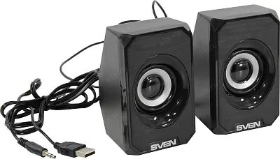 Колонки SVEN 180 Black  (2x3W  питание от USB)