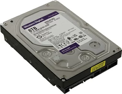 Жёсткий диск HDD 8 Tb SATA 6Gb/s Western Digital Purple WD84PURZ 3.5"  5640rpm 128Mb