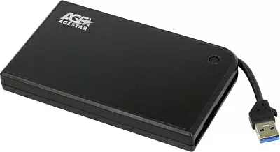 Мобильное шасси AgeStar <3UB2A14-Black>(Внешний бокс для 2.5"  SATA HDD  USB3.0)