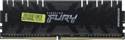 Модуль памяти Kingston Fury Renegade KF432C16RBK2/64 DDR4 DIMM 64Gb  KIT  2*32Gb PC4-25600 CL16