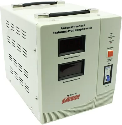 Стабилизатор Powerman AVS 3000D (вх.140-260V вых.220V ± 8% 3000VA  клеммы для  подключения)