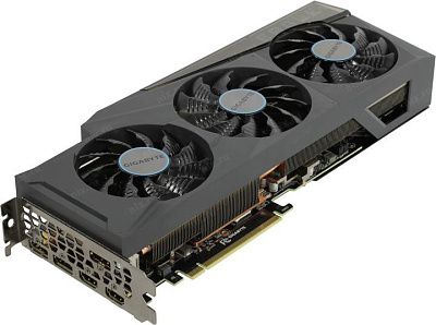 Видеокарта 12Gb PCI-E GDDR6X GIGABYTE GV-N308TEAGLE-12GD (RTL) 2xHDMI+3xDP GeForce RTX3080Ti