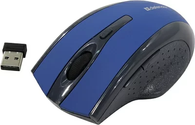 Манипулятор Defender Wireless Optical Mouse Accura MM-665 Blue (RTL) USB6btn+Roll беспр. 52667