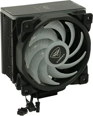 Охладитель PCCooler GI-D56A HALO RGB Cooler (4пин 20xx/AM4  8-29.1дБ  1000-2000 об/мин  Al+тепл.трубки)