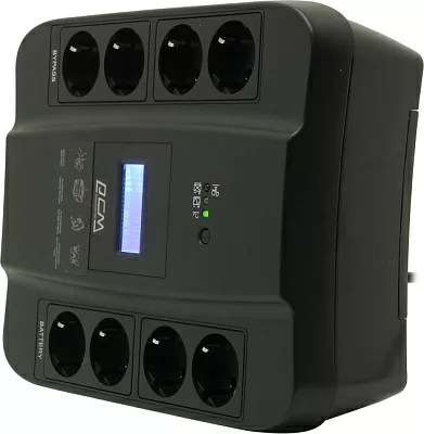 ИБП UPS 550VA PowerCom Spider SPD-550U LCD Euro  USB защита телефонной линии/RJ45