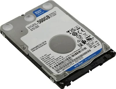 Жёсткий диск HDD 500 Gb SATA 6Gb/s Western Digital Blue WD5000LPZX 2.5"