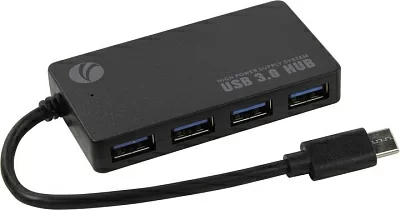 Разветвитель VCOM DH302C USB3.1 Hub  4  port подкл.  USB-C