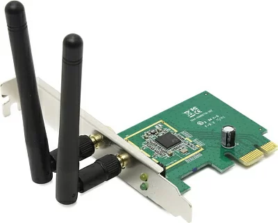 Сетевая карта ASUS PCE-N15 Wireless N PCI-E Adapter (802.11n PCI-Ex1 300Mbps)