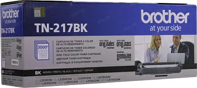 Тонер-картридж Brother TN217BK Black для  HL-L3210/30/70 DCP-L3550/1  MFC-L3750/70