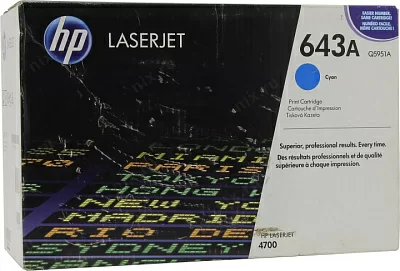 Картридж HP Q5951A (№643A) Cyan для HP  COLOR  LJ 4700 серии