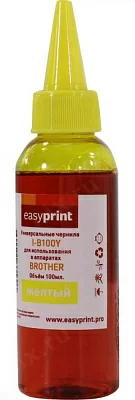 Чернила EasyPrint I-B100Y  Yellow  для Brother (100мл)