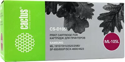 Картридж Cactus CS-D105L для Samsung ML-1910/1915/2525/2580 SCX-4600/4623  SF-650