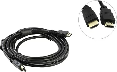 5bites APC-014-030 Кабель HDMI to HDMI (19M -19M)  3м  2 фильтра  ver1.4