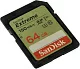 Карта памяти SanDisk Extreme SDSDXV6-064G-GNCIN SDXC Memory Card  64Gb UHS-I U3 V30