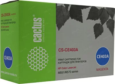 Картридж Cactus CS-CE403A Magenta для  HP  500 Color M551