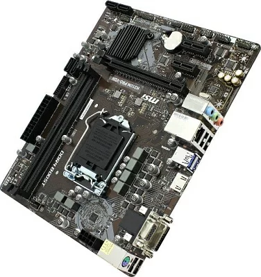 Мат. плата MSI H310M PRO-VDH (RTL) LGA1151 H310 PCI-E Dsub+DVI+HDMI GbLAN SATA MicroATX 2DDR4