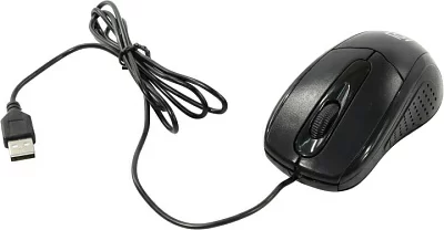 Манипулятор OKLICK Optical Mouse 305M Black 1000dpi (RTL) USB 3btn+Roll 412850