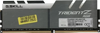 Модуль памяти G.Skill Trident Z RGB F4-4000C18D-64GTZR DDR4 DIMM 64Gb  KIT  2*32Gb PC4-32000 CL18