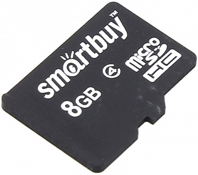 Карта памяти SmartBuy  SB8GBSDCL4-00 microSDHC 8Gb  Class4