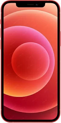 Смартфон Apple iPhone 12 MGJ73RU/A 64Gb Red (A14 6.1" 2532x1170 OLED5G+WiFi+BT 12+12Mpx)