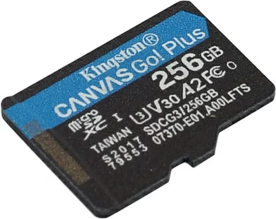 Карта памяти Kingston SDCG3/256GBSP microSDXC Memory Card 256Gb  A2  V30 UHS-I  U3