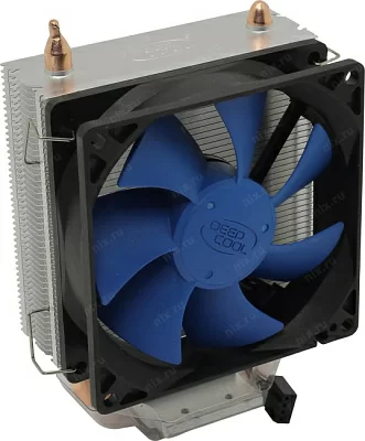 Охладитель Deepcool DP-MCH1D8-IB100PWM ICE BLADE 100PWM (4пин 1155/AM2/AM4/FM2 29.2дБ 900-2200об/мин Al+теп.трубки)